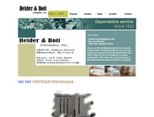 Tablet Screenshot of heiderbott.com